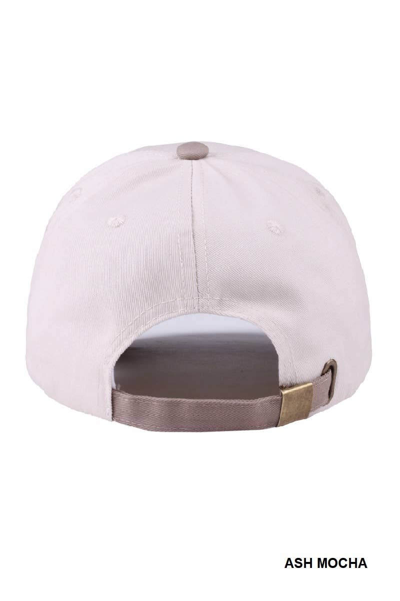 Smoke Show Two Tone Canvas Cotton Cap: LEOPARD / 1(ONE SIZE)