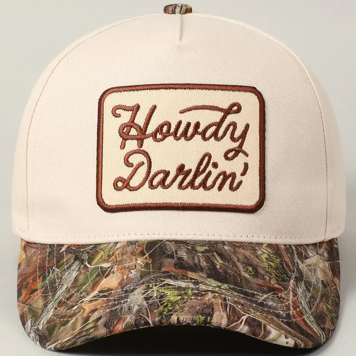 Howdy Darlin' Camo Trucker Hat
