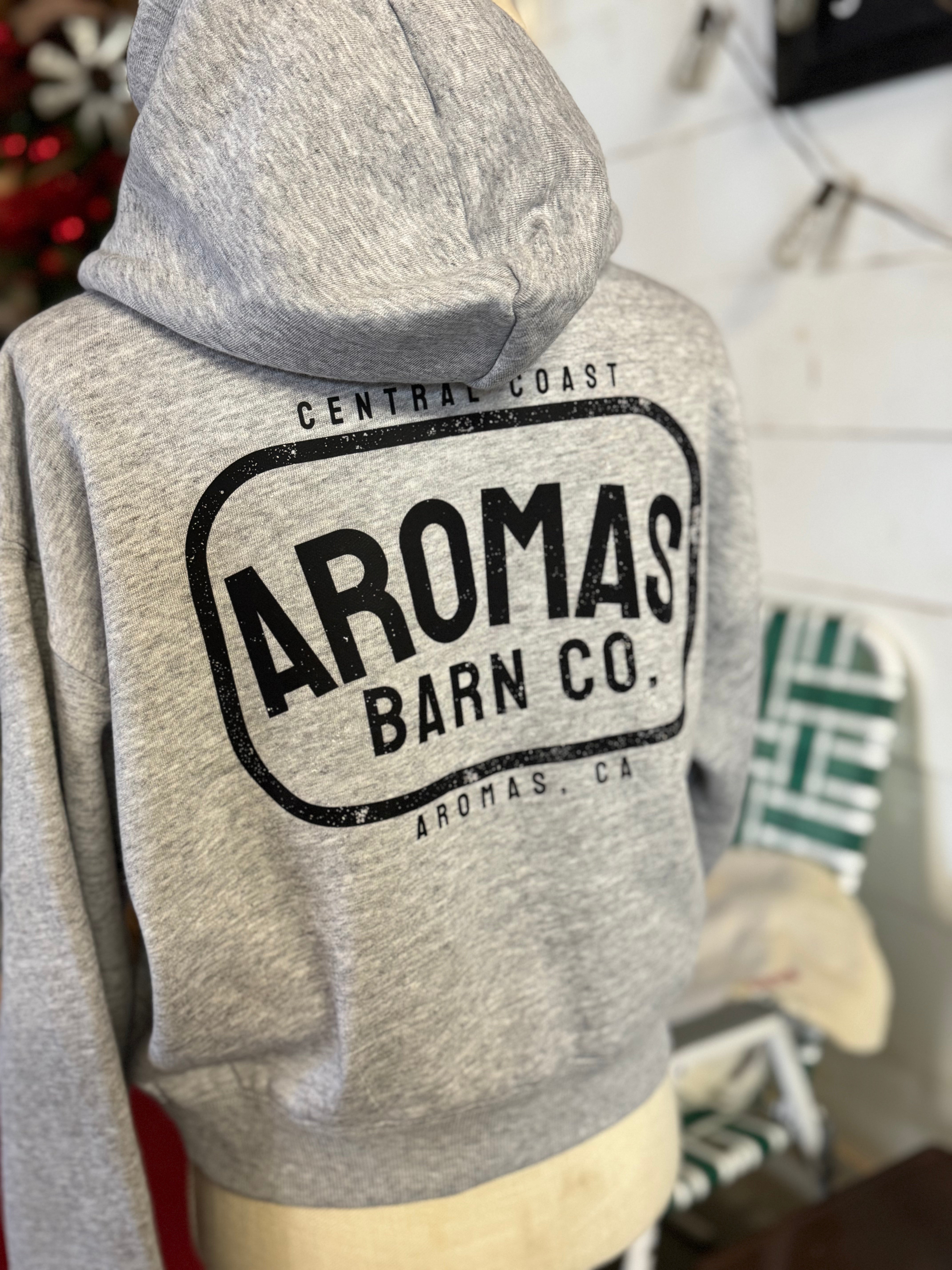 Barn Co. Basic Fleece Half Zip Up Hoodie with Thumbholes