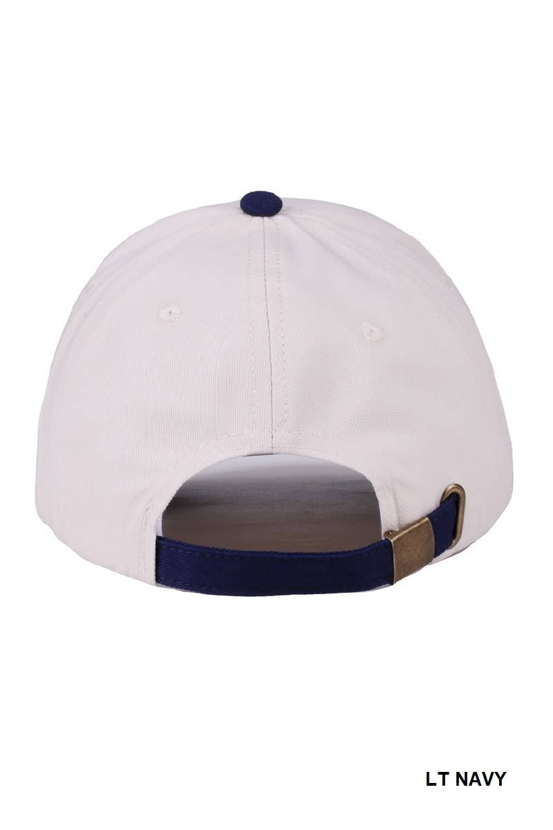 Somebody's Problem Two Tone Canvas Cotton Cap: LEOPARD / 1(ONE SIZE)