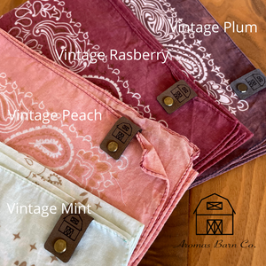 Fall Vintage Washed Bandanas